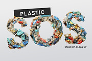 Plastic garbage letters. Trash ABC, an Object Graphic by AnMark (Thumbnail 8 of 8)