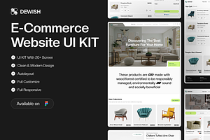 Dewish - E-Commerce Website UI KIT