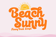 Beach Sunny, a Script Font by eknojistudio (Thumbnail 1 of 6)