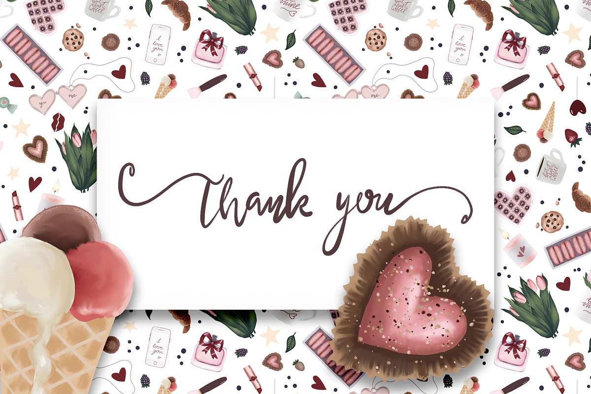 Romantic Valentine Collection, an Illustration by Chloe's Illustrations (Photo 10 of 10)