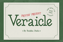 Veraicle - Vintage Rough Serif