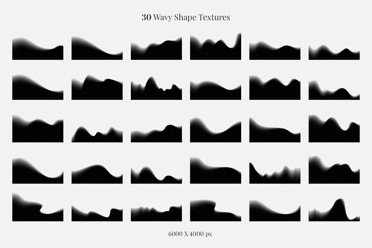 Vibrant Wavy Gradient Shapes, a Texture Graphic by le-genda (Photo 4 of 14)