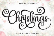 Christmas | Script Font, a Handwritten Font by Scratchones (Thumbnail 1 of 9)