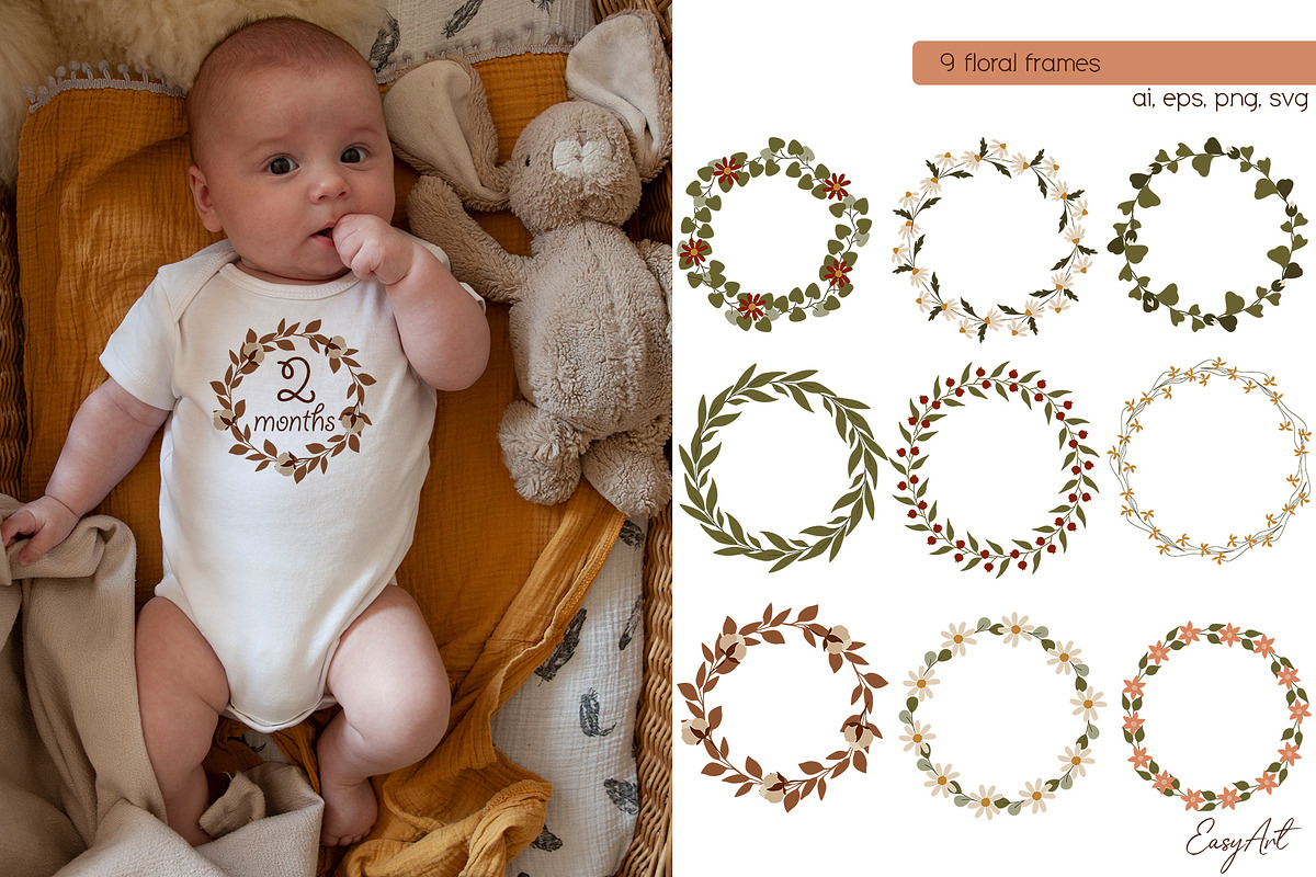 Baby vector collection, an Illustration by EasyArt (Photo 3 of 12)