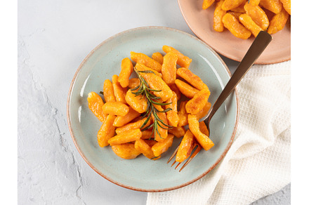 Pumpkin recipe homemade gnocchi on