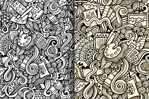 Art Graphics Doodles Patterns