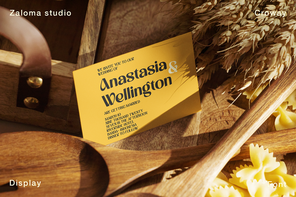 Croway, a Sans Serif Font by Zaloma Studio (Photo 6 of 20)
