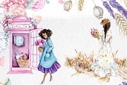 Seasonal Girls Bundle 4 in 1, a Seasonal Illustration by S_ARTLOVE (Thumbnail 2 of 4)