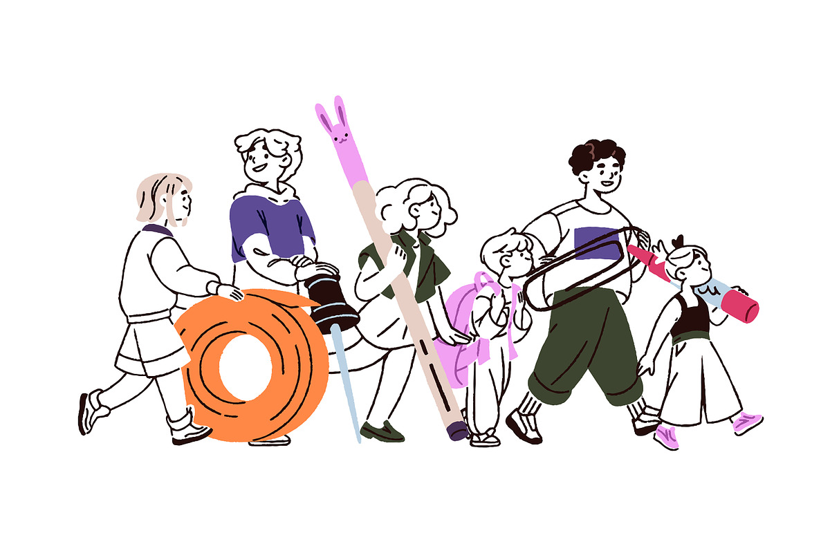 Back to school concept banner, an Education Illustration by PaperTrident (Photo 3 of 4)