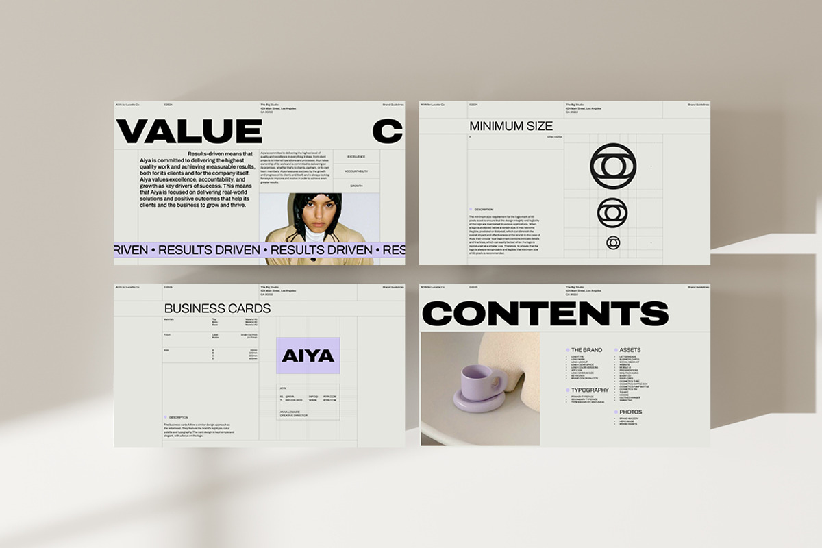 AIYA | Brand Guidelines, a Presentation Template by Studio Standard (Photo 9 of 12)