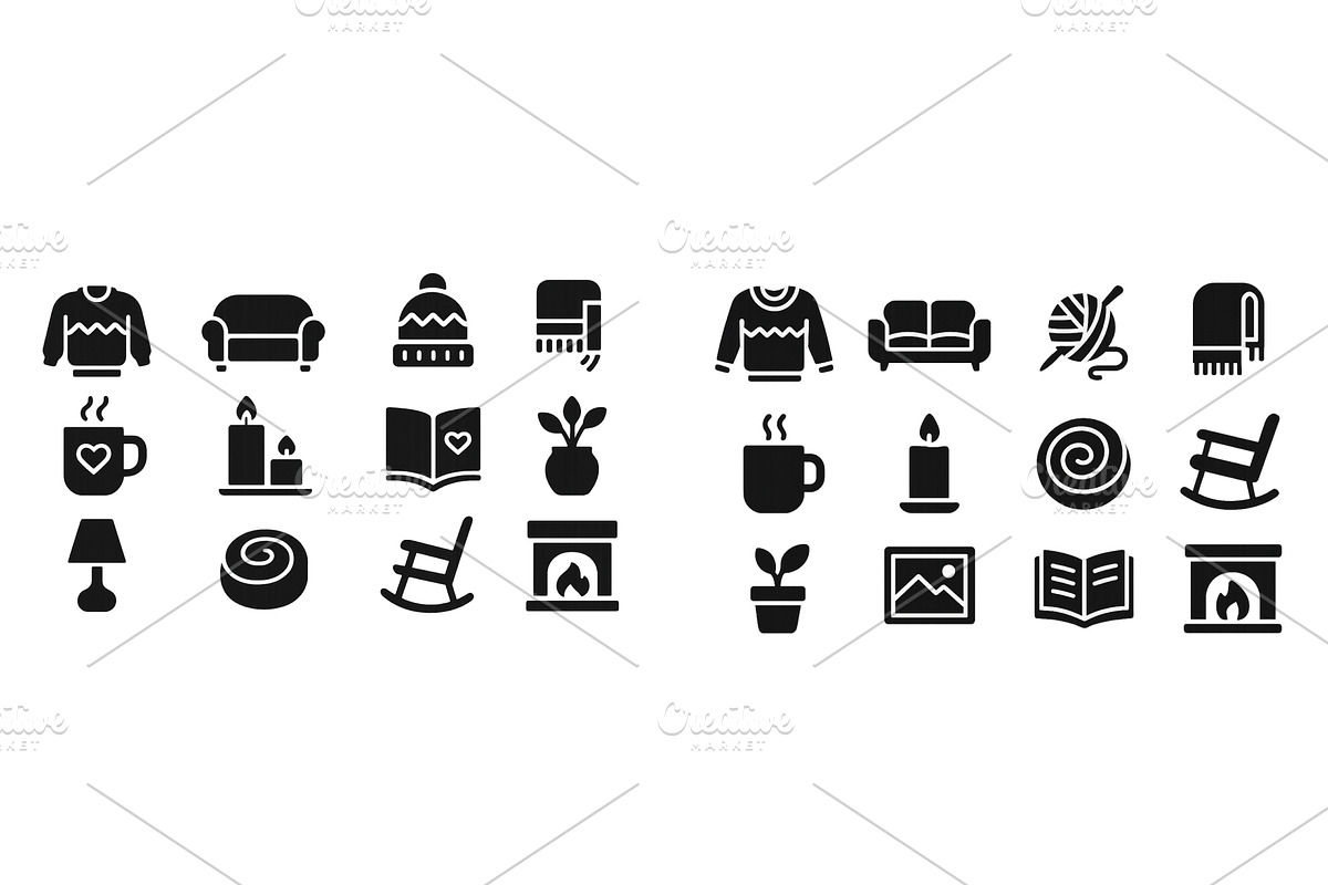 Cozy home elements creating a warm, an Object Illustration by ZinetroN