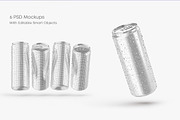 Glossy Metallic Can Mockup Set, a Product Mockup by Graphic Bird (Thumbnail 3 of 8)