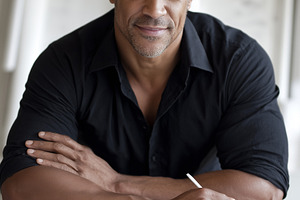 Confident black architect reviewing, a Business Photo by MistyDay