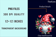Red And White Gnome Clipart, an Illustration by SinaCreation (Thumbnail 6 of 7)