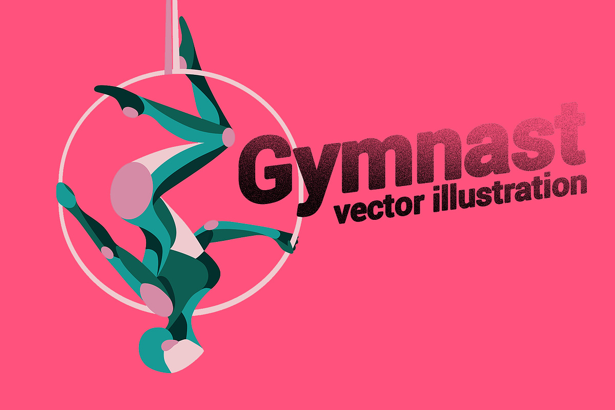 Curly gymnastics smooth shapes, a Healthcare Illustration by Infinity Creativity (Photo 1 of 2)