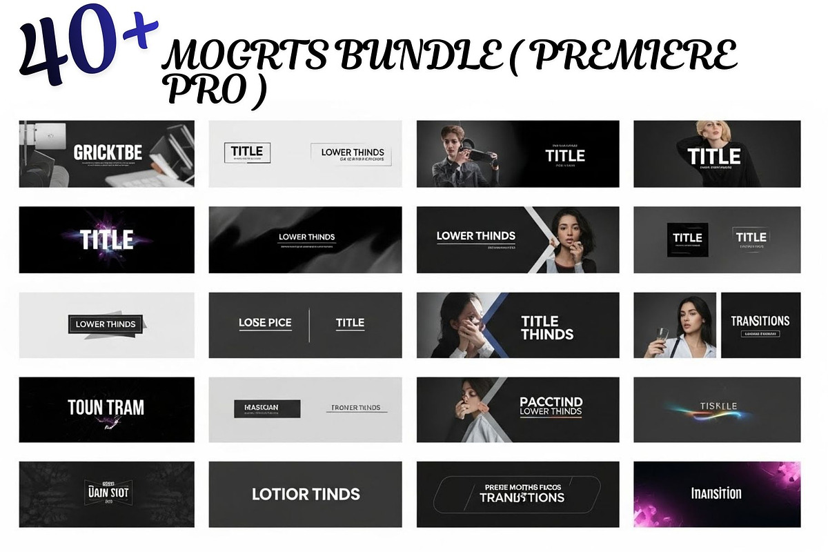 40 Editable Motion Graphics MOGRTs, a Social Media Template by Aban's World (Photo 3 of 11)