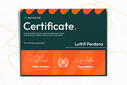 Certificate - Mondok 2, a Print Template by Themes Awesome (Thumbnail 3 of 3)