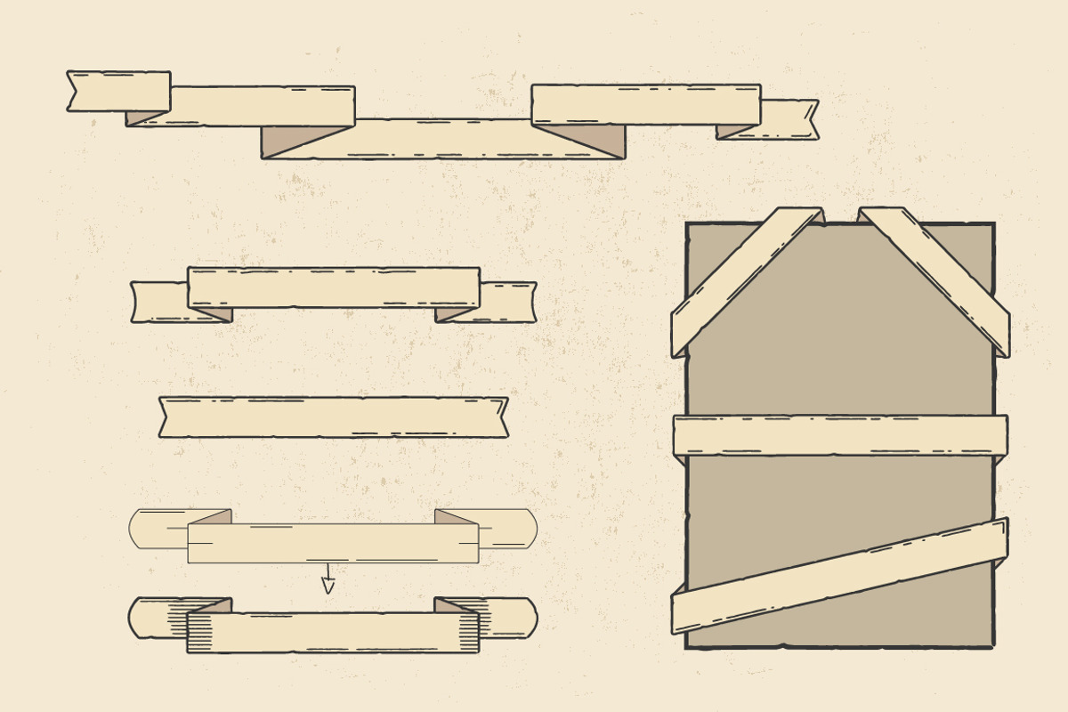 Flat Banner Creator for Illustrator preview 5