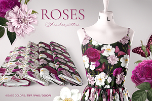 ROSES SEAMLESS PATTERN