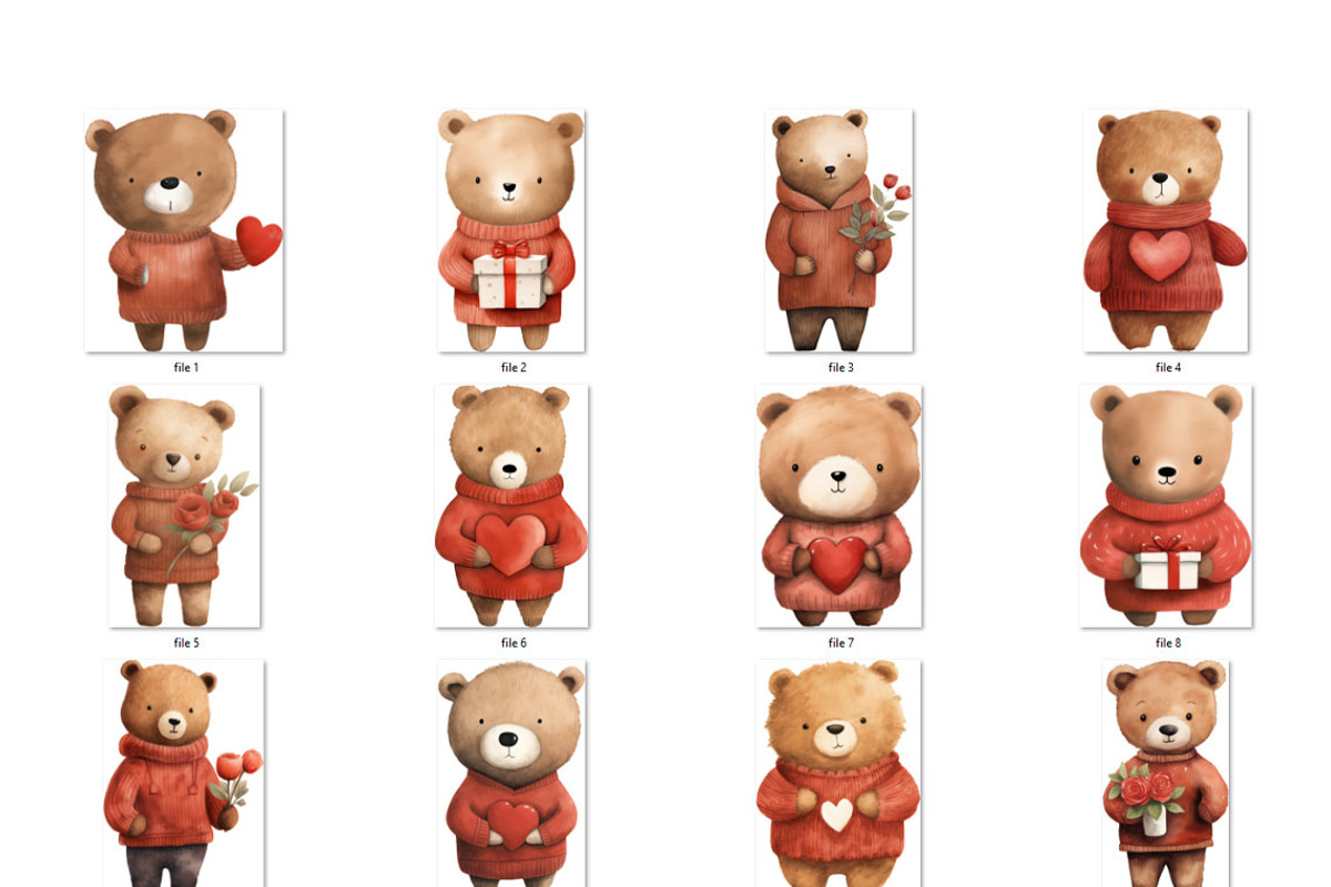 Valentine teddy bear, an Object Graphic by MyLittleMeow (Photo 3 of 6)