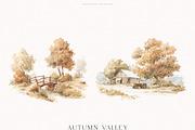 Autumn Valley Collection, a Seasonal Illustration by PeDe Designs (Thumbnail 20 of 34)