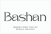 Bashan, a Serif Font by Muksal Creative (Thumbnail 1 of 9)