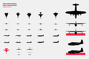 Airplanes - Modern Graphics, an Illustration by illugrama (Thumbnail 9 of 9)
