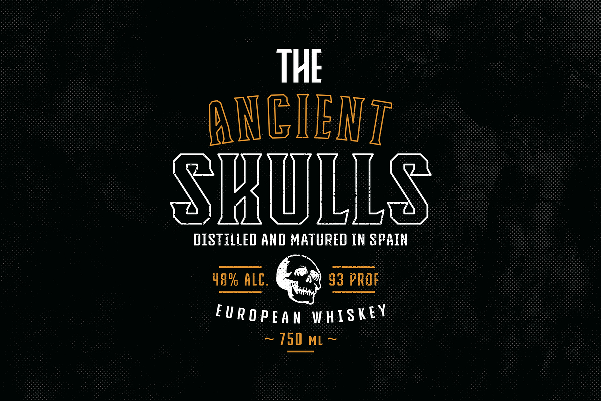 Knucklehead Font Family preview 4