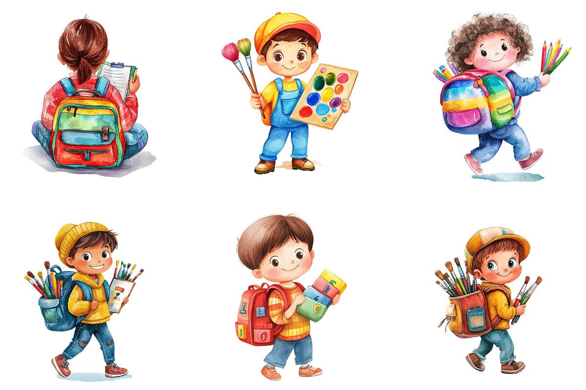 Back to School Clipart Black Teacher, a Seasonal Illustration by Designking (Photo 4 of 5)