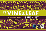 Vine and Leaf Brush Set, a Brush Add-On by Zsolt Kosa Art (Thumbnail 1 of 6)