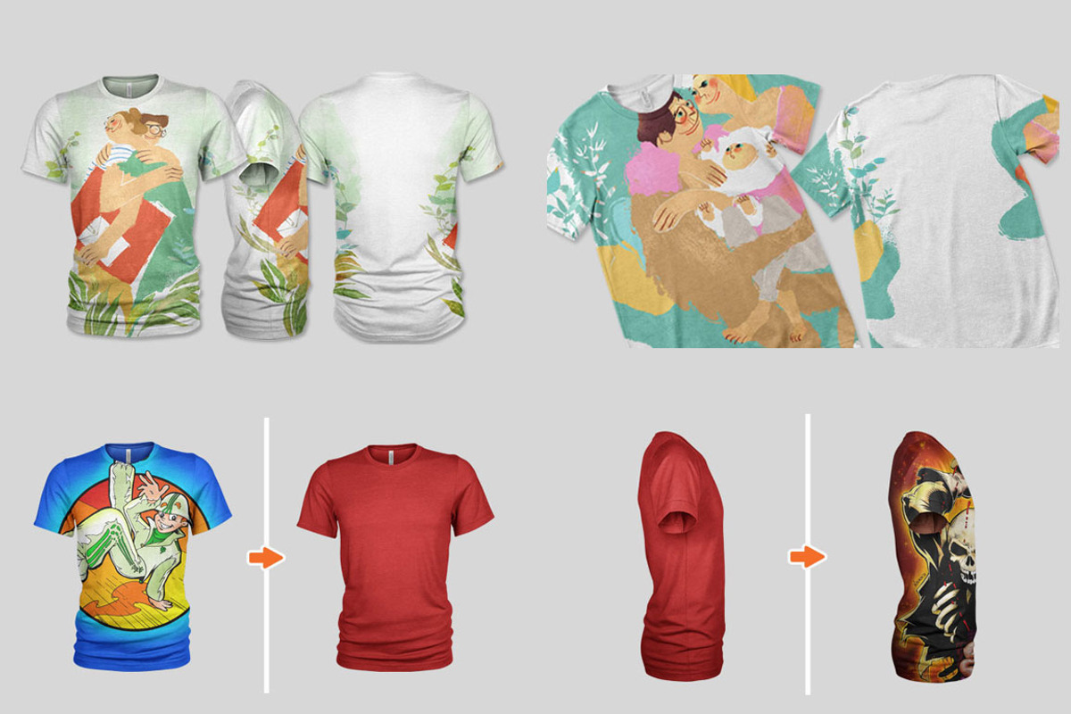 Men's Crew Neck T-Shirt Mockups, a Shirt Mockup by Go Media's Arsenal (Photo 2 of 2)