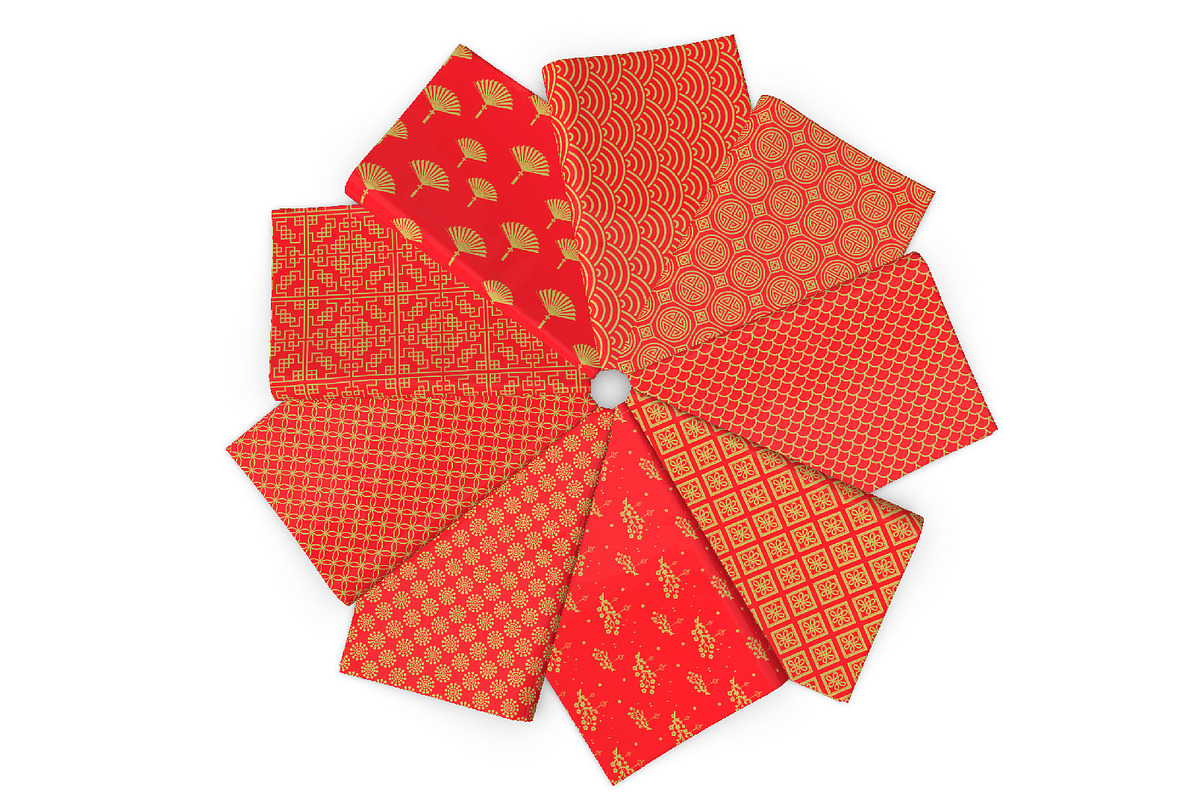 Chinese seamless patterns, an Animal Illustration by jenny lipets (Photo 5 of 7)