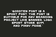 Gordten - Baseball Font, a Sans Serif Font by Iqsiart Studio (Thumbnail 2 of 9)