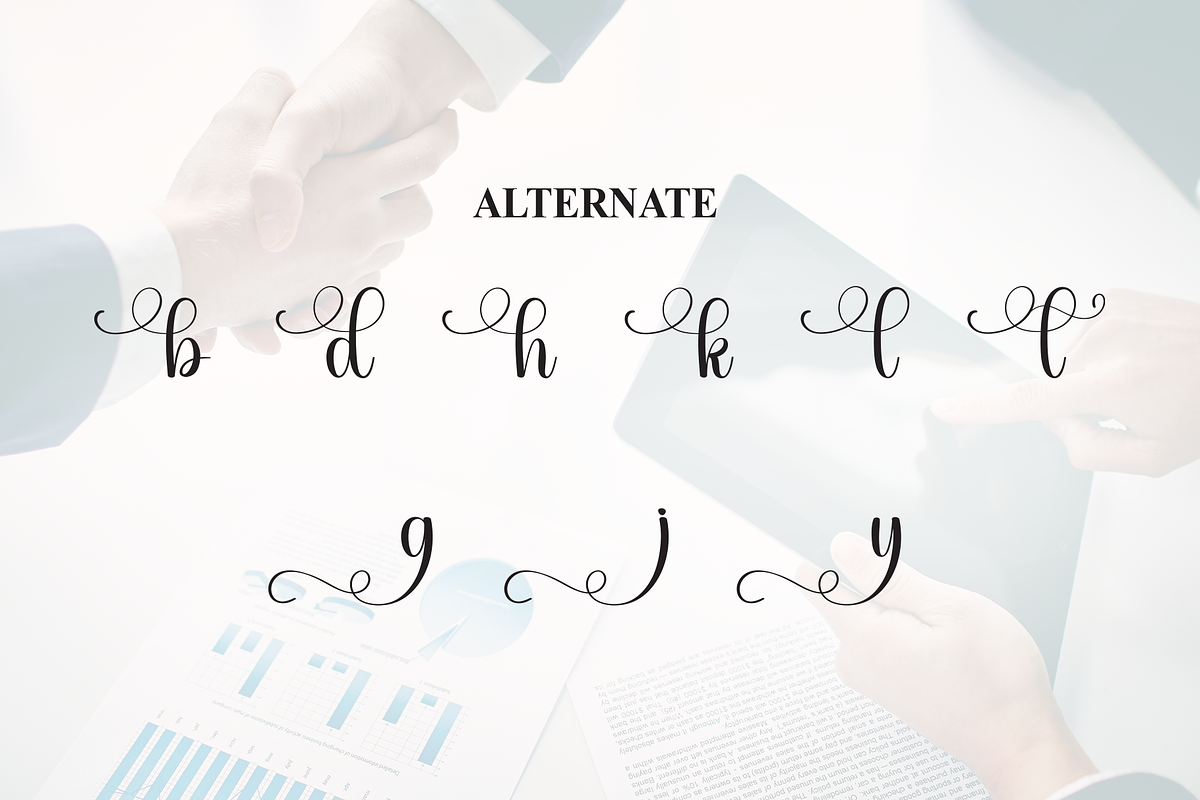Finally | Script Font, a Blackletter Font by Scratchones (Photo 8 of 9)