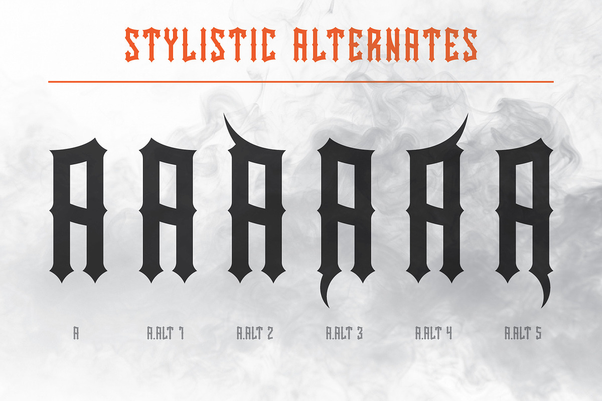 Fanatic - Retro Label Font, a Blackletter Font by JumboDesign (Photo 4 of 6)