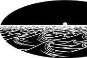 Night Landscape Egg Silhouette Bundl, an Illustration by Designs_River (Thumbnail 7 of 22)