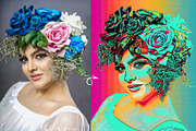 Retro Oil Paint Illustration Action, an Action Add-On by MRI STUDIO (Thumbnail 9 of 12)