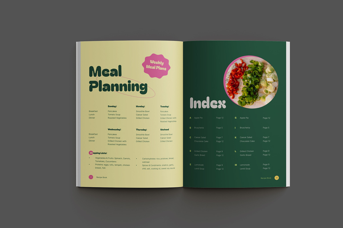 Gourmet Recipes Book, a Brochure Template by Neermana (Photo 11 of 12)