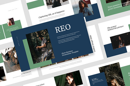 Reo : Photo Business Powerpoint, a Presentation Template by Punkl Camp