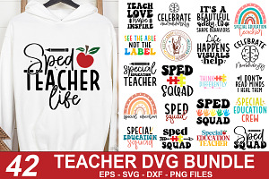 Special Teacher SVG Bundle, a Graphic by crative8112