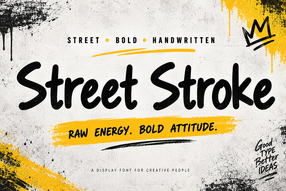 Street Stroke, a Handwritten Font by Wow Magic (Photo 1 of 5)