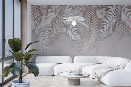 Wallpaper mockup Luxury living room