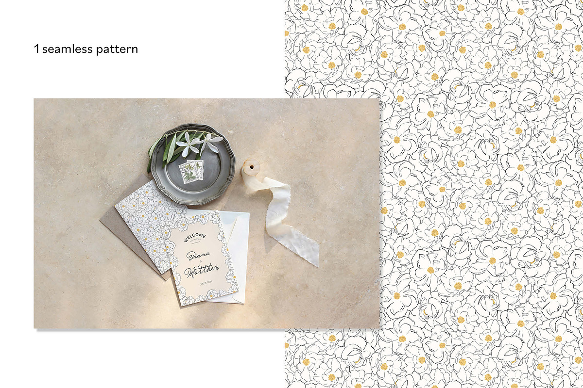 Wedding invitations bundle, an Illustration by FiorenzaMarani (Photo 13 of 15)