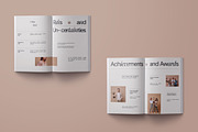 Annual Report Template - Freegue, a Brochure Template by fakhroo (Thumbnail 4 of 9)