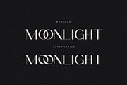 Moonlight - Modern Sans Serif, a Sans Serif Font by Mikhail Fukurou (Thumbnail 7 of 9)