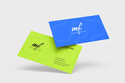 Modern Business Card Mockup Template, an Advertising Mockup by graphypix (Thumbnail 1 of 4)
