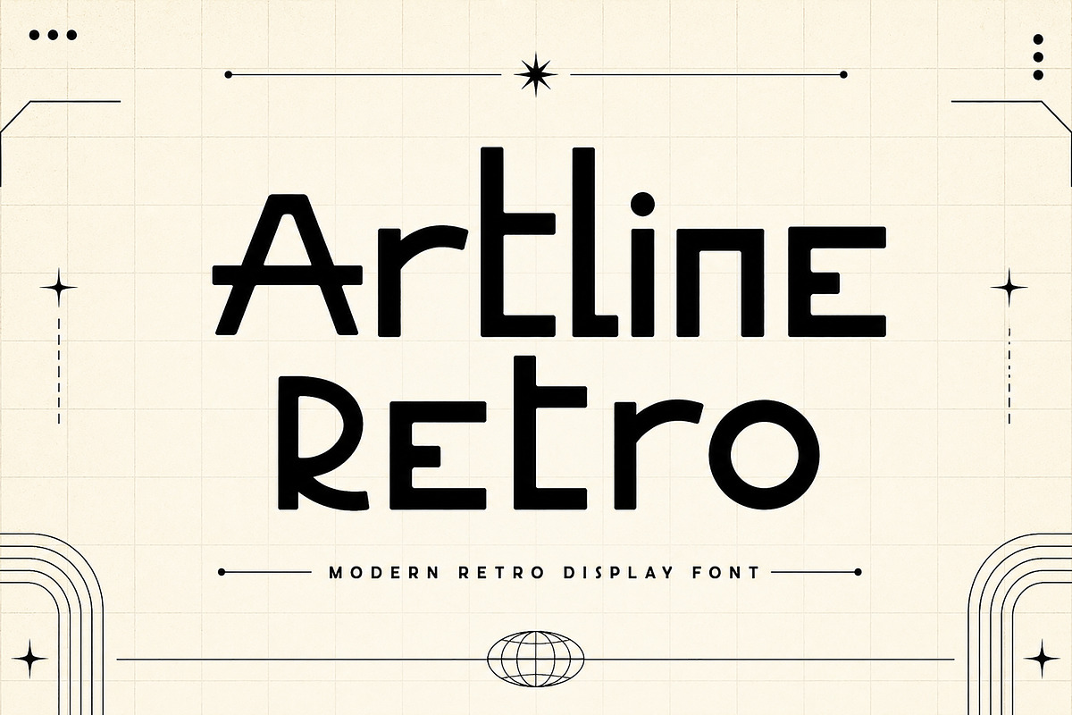 Artline Retro, a Serif Font by Wow Magic (Photo 1 of 5)