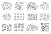 Cartoon child's drawing objects set, an Education Illustration by Bubert Art (Thumbnail 5 of 7)