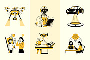 Animated Artificial Intelligence, a Solid Icon by Vectors Market (Thumbnail 3 of 5)