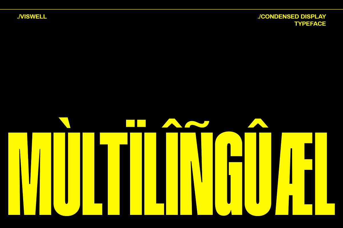 Djingo - Condensed Display Font, a Sans Serif Font by Viswell (Photo 8 of 11)